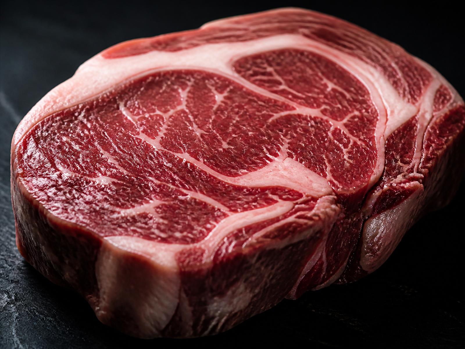 Corte de Black Angus con marmoleo premium